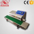 Bag Band Film Packing Machine Continuous Sealer for Big Size Dimension Bags with Adjusable Lifting Heat Sealing Wheels